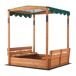 Arenero de madera Pitsunda polietileno Arenero de madera Pitsunda polietileno Natural