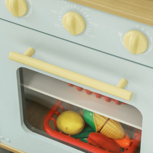 AIYAPLAY Cozinha de Madeira para Crianças acima de 3 Anos Cozinha de Brincar Infantil com Som Fogão Lavatório Micro-Ondas e Acessórios Azul AIYAPLAY Cozinha de Madeira para Crianças acima de 3 Anos Cozinha de Brincar Infantil com Som Fogão Lavatório Micro-Ondas e Acessórios Azul