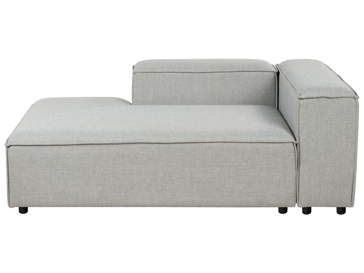 Beliani Chaise longue derecho Poliéster ARDAL