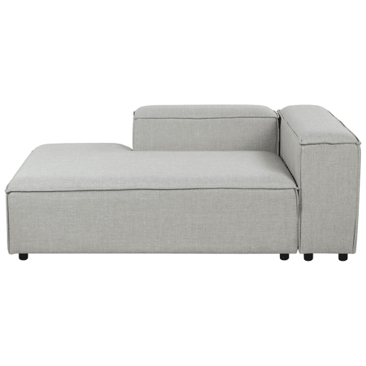 Beliani Chaise longue à direita Poliéster ARDAL