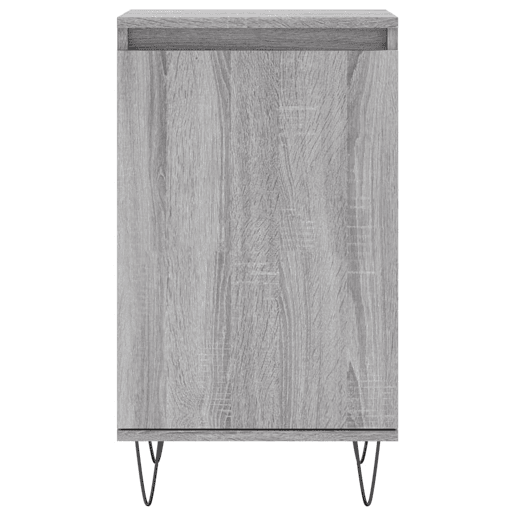 vidaXL Aparadores 2 pcs 40x35x70 cm derivados madeira cinzento sonoma