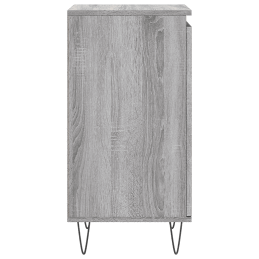 vidaXL Aparadores 2 pcs 40x35x70 cm derivados madeira cinzento sonoma