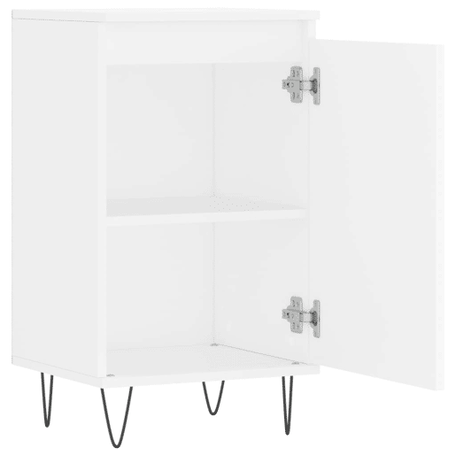 vidaXL Aparadores 2 pcs 40x35x70 cm derivados de madeira branco