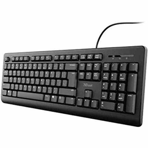 Teclado Trust TK-150 Qwerty espanhol Preto