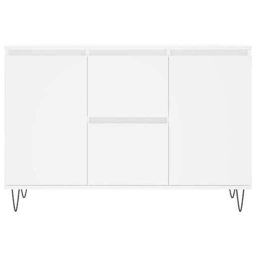 vidaXL Aparador 101,5x35x70 cm derivados de madeira branco vidaXL Aparador 101,5x35x70 cm derivados de madeira branco