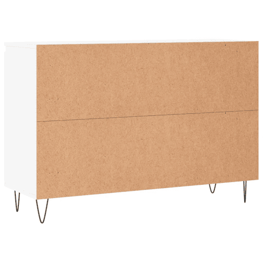 vidaXL Aparador 101,5x35x70 cm derivados de madeira branco vidaXL Aparador 101,5x35x70 cm derivados de madeira branco