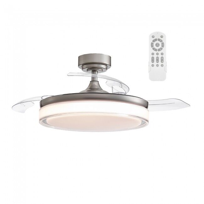 Ventilador LED con aspas plegables Oroel CCT Dim (72W) ABS - PMMA