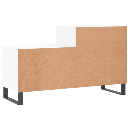 vidaXL Sapateira 102x36x60 cm derivados de madeira branco brilhante