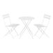 Set Bistro Caprile 3-piezas Plegables Set Bistro Caprile 3-piezas Plegables Blanco