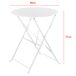 Set Bistro Caprile 3-piezas Plegables Set Bistro Caprile 3-piezas Plegables Blanco