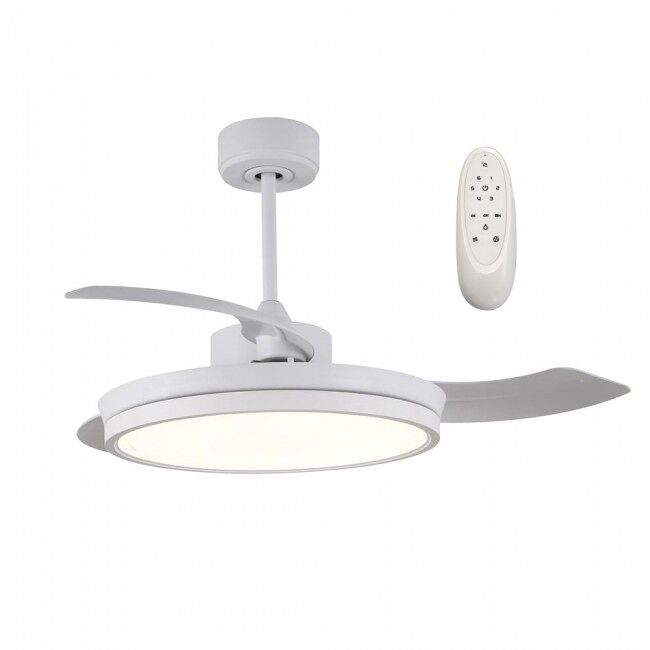 Ventilador de techo LED con aspas plegables Brando CCT 48W