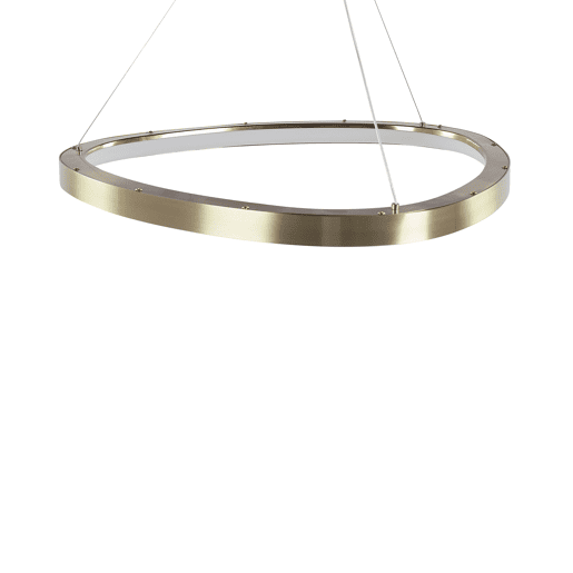 Candeeiro LED suspenso KRABURI Metal Dourado