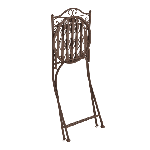 Conjunto Bistro Biella 3 peças Metal 71 x 60 cm - Castanho en.casa