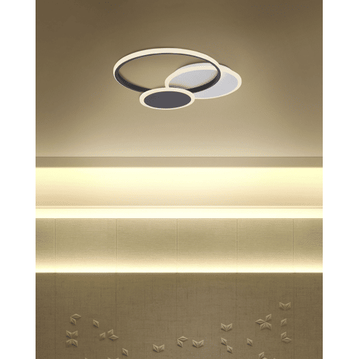 Candeeiro de teto LED ZAMI Metal Preto