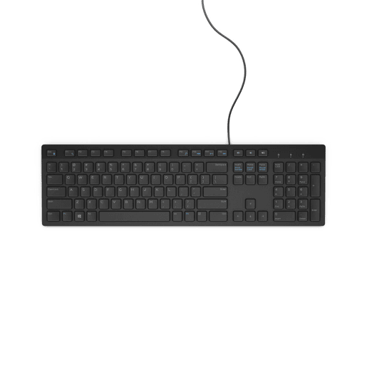 Teclado Dell KB216 Preto Monocromática Inglês EEUU QWERTY Qwerty US