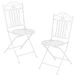 Set Bistro Biella 3-piezas Metal Set Bistro Biella 3-piezas Metal Blanco