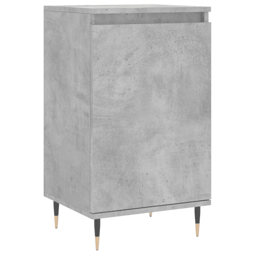vidaXL Aparadores 2 pcs 40x35x70 cm derivados de madeira cinza cimento