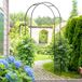 Arco de Jardín Metal Outsunny, terraza y jardín - jardinería Arco de Jardín Metal Outsunny, terraza y jardín - jardinería Negro