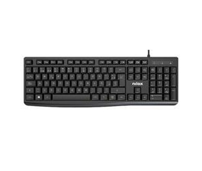 Teclado nilox nxkbe000013 negro qwerty español
