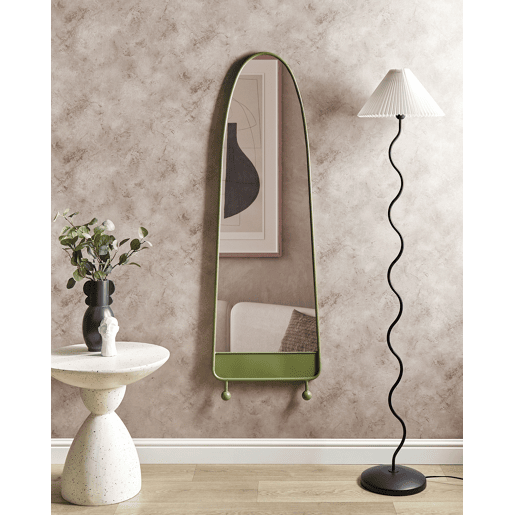 Espelho PARNAY 45 cm 146 cm Metal Verde-oliva