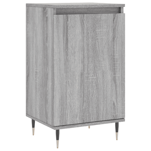 vidaXL Aparadores 2 pcs 40x35x70 cm derivados madeira cinzento sonoma