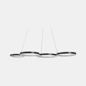 Candeeiro LED suspenso PIBOR Metal Preto