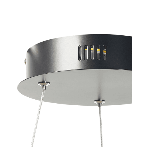 Candeeiro LED suspenso PIBOR Metal Preto