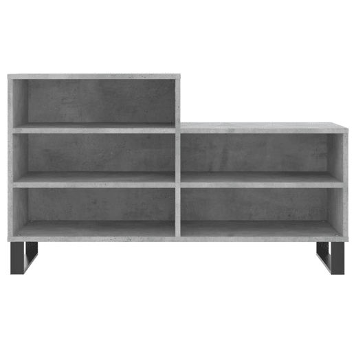 vidaXL Sapateira 102x36x60 cm derivados de madeira cinzento cimento vidaXL Sapateira 102x36x60 cm derivados de madeira cinzento cimento