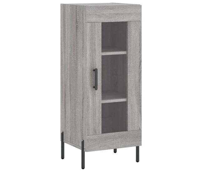 Vidaxl aparador madera de ingeniería gris sonoma 34,5x34x90 cm