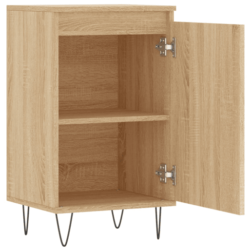 vidaXL Aparadores 2 pcs 40x35x70 cm derivados madeira carvalho sonoma
