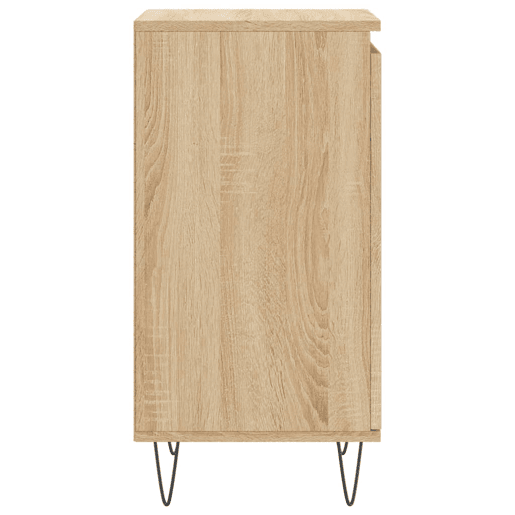 vidaXL Aparadores 2 pcs 40x35x70 cm derivados madeira carvalho sonoma