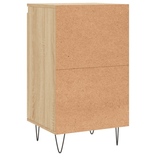 vidaXL Aparadores 2 pcs 40x35x70 cm derivados madeira carvalho sonoma