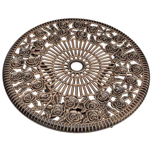 Conjunto de bistrô Wakefield de 3 peças em alumínio fundido, 62 x 59 cm Bronze casa.pro