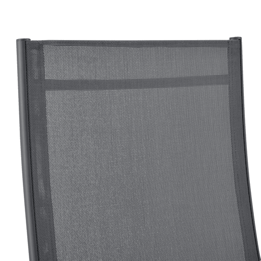 Conjunto de 2 cadeiras de jardim para exterior Kalamata Dobrável 105 x 57 x 68 cm - Cinzento Escuro en.casa Conjunto de 2 cadeiras de jardim para exterior Kalamata Dobrável 105 x 57 x 68 cm - Cinzento Escuro en.casa