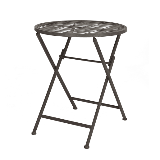 Conjunto Bistro Biella 3 peças Metal 71 x 60 cm - Verde Escuro en.casa