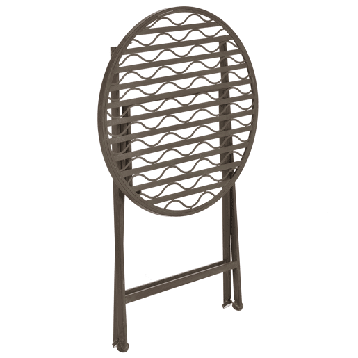 Conjunto Bistro Biella 3 peças Metal 71 x 60 cm - Verde Escuro en.casa
