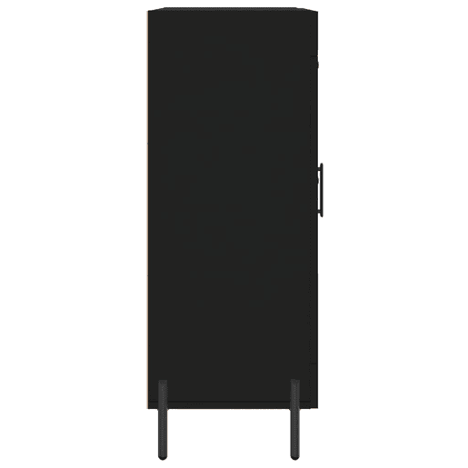 vidaXL Aparador 69,5x34x90 cm derivados de madeira preto