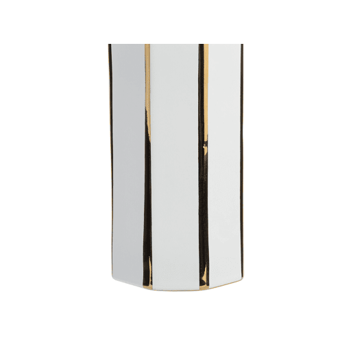 Jarro de flores ESTELLA Cerâmica 40 cm Branco