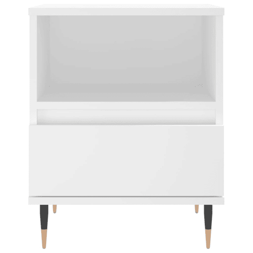 vidaXL Mesas de cabeceira 2pcs 40x35x50 cm derivados de madeira branco vidaXL Mesas de cabeceira 2pcs 40x35x50 cm derivados de madeira branco