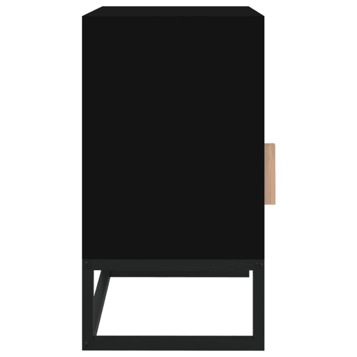vidaXL Mesa de cabeceira 40x30x55,5 cm derivados madeiraferro preto vidaXL Mesa de cabeceira 40x30x55,5 cm derivados madeiraferro preto