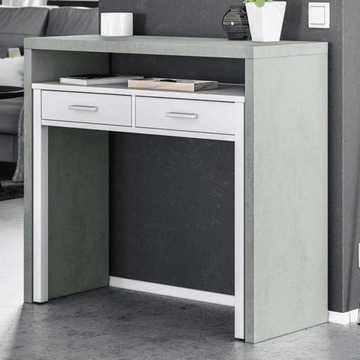 Pacote de móveis de sala de jantar estilo industrial Plutão Ii (móveis modulares + mesa de centro + mesa de jantar + mesa)