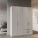 Armario Dormitorio Ghost 2 Cajones 4 Puertas Armario Dormitorio Ghost 2 Cajones 4 Puertas Blanco