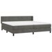 Cama box spring 200x200 Cama box spring 200x200 Gris