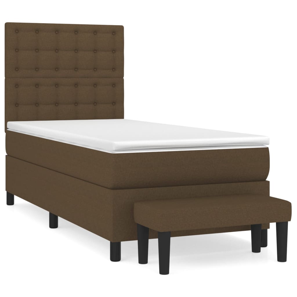 Cama box spring 80x200 Marrón