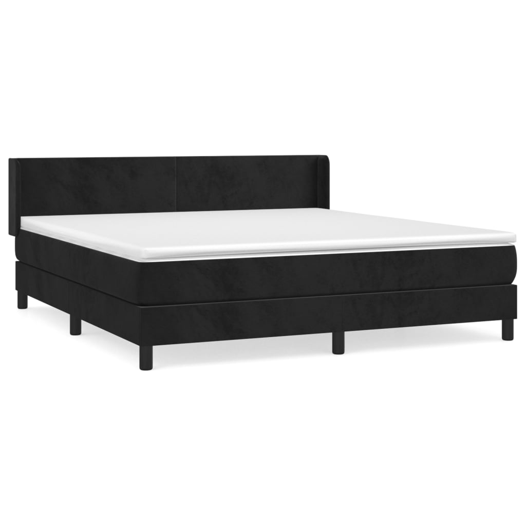 Cama box spring 160x200 Negro