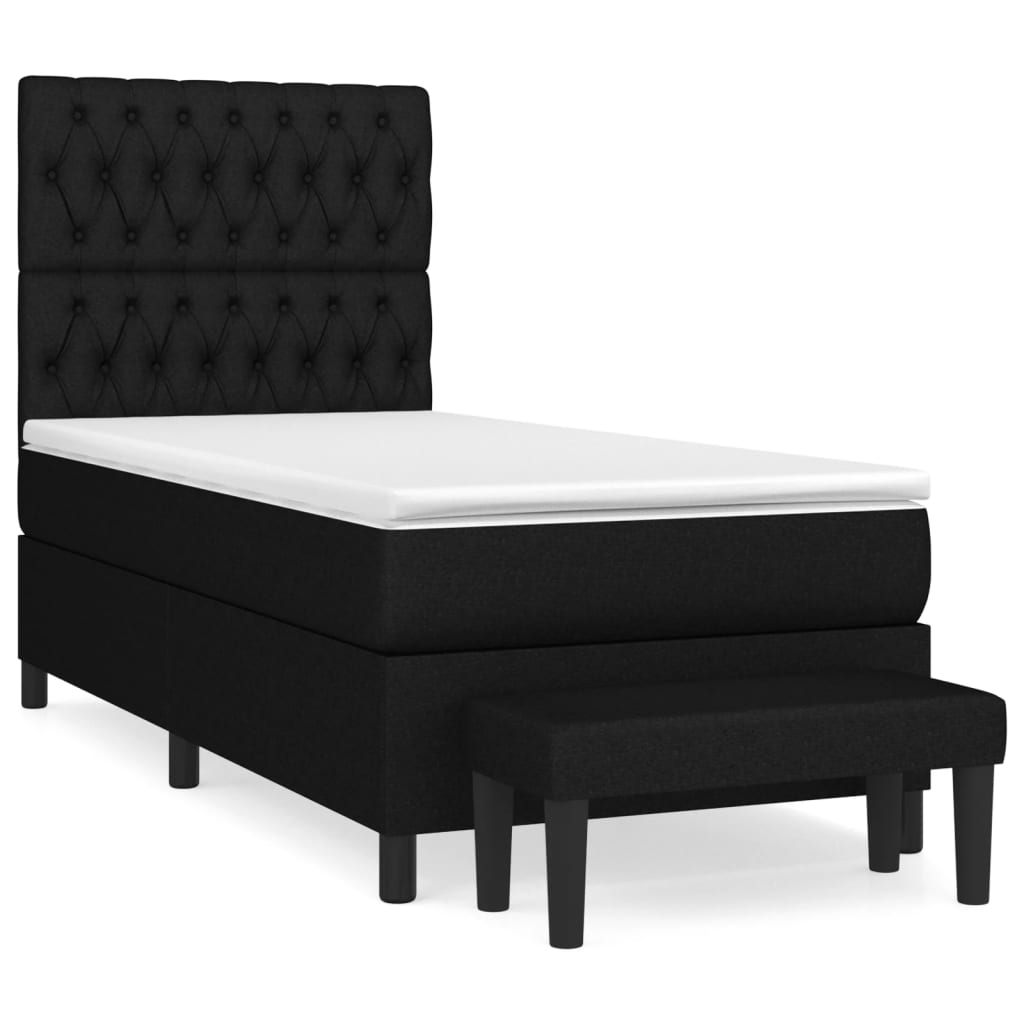 Cama box spring 90x200 Negro