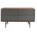 Cómoda madera, acero 7172 140 Cómoda madera, acero 7172 140 Gris Oscuro