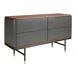 Cómoda madera, acero 7172 140 Cómoda madera, acero 7172 140 Gris Oscuro
