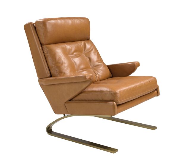 Angel cerda sillón piel camel