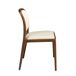 ANGEL CERDA Silla polipiel crema ANGEL CERDA Silla polipiel crema Nogal